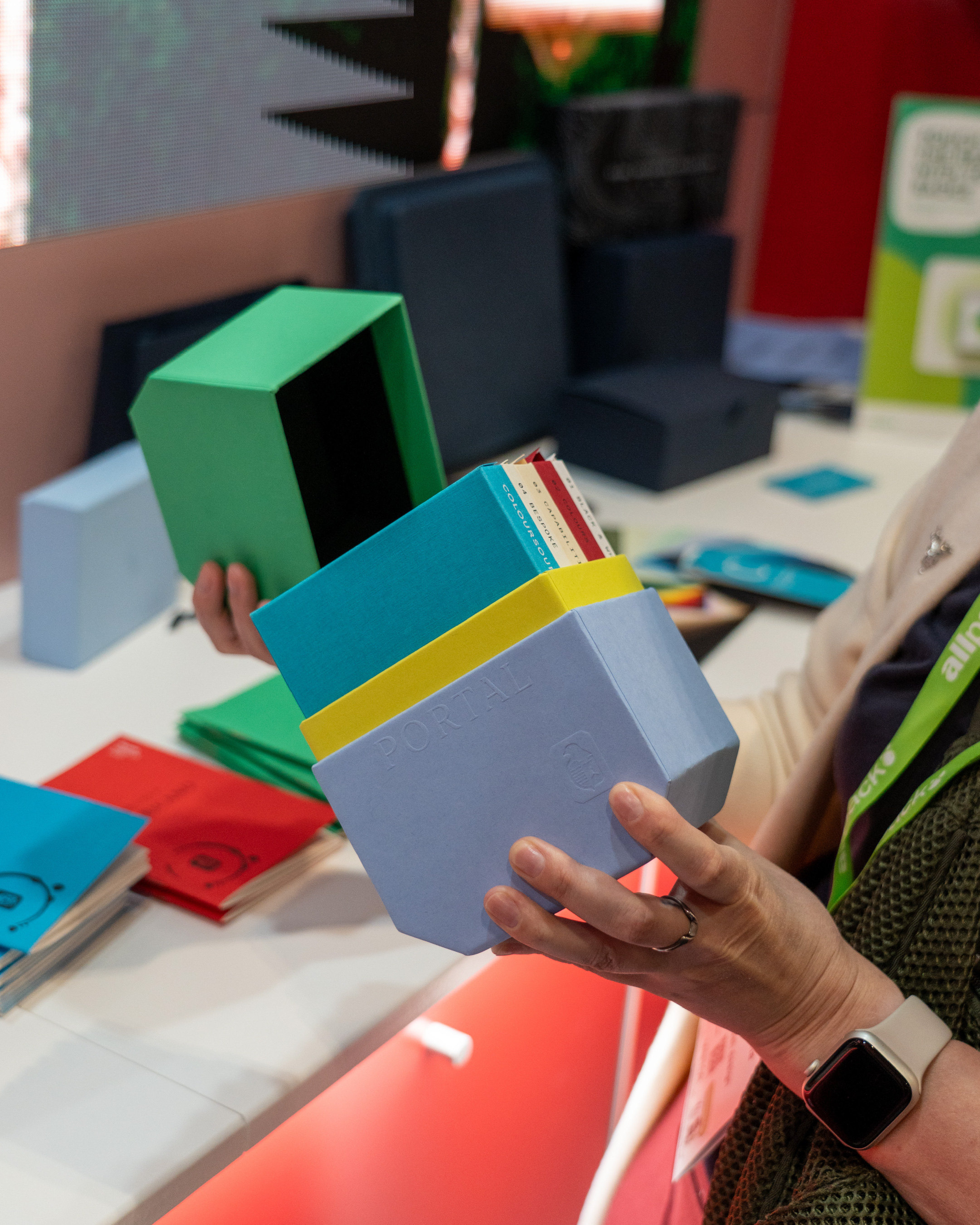 The Paper Portal, launched at London Packaging Week, for James Cropper. Designed by EXP.