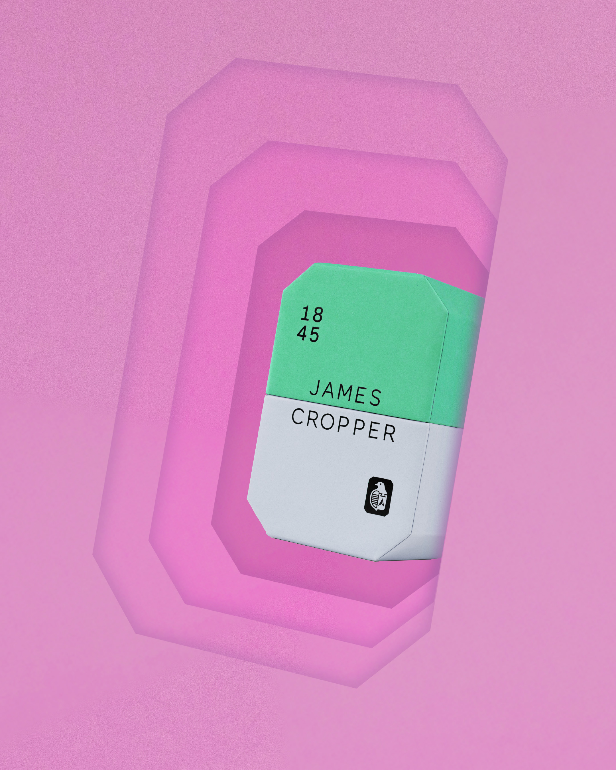 Green and grey Paper Portal by James Cropper. Designed by EXP.